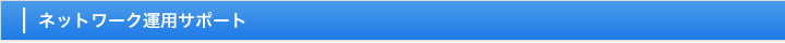 ネットワーク運用サポート